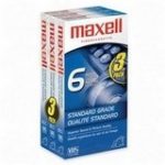 Maxell GX T-120 VIDEO TAPE-120 MIN 3PK ( 214048 )
