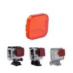 YEHOLDING Red Color Correction Snap-On Underwater Camera Lens Filter Sets (3 Pcs in different sizes) for GoPro Hero 5, Hero 4 Hero 3+, Hero3 SJ4000 Action Camera for Diving Photography
