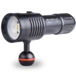 Evolva Future Technology D02 Scuba Diving Underwater 100M Video Camera Photography Light Torch Flashlight (Torch Only)