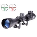 Pinty 3-9X40 Red Green Mil-Dot Illuminated Optical Sniper Rifle Telescopic Scope