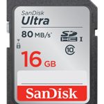 SanDisk 16GB Class 10 SDHC UHS-I Up to 80MB/s Memory Card (SDSDUNC-016G-GN6IN)