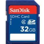 SanDisk 32GB Class 4 SDHC Memory Card, Frustration-Free Packaging- SDSDB-032G-AFFP (Label May Change)