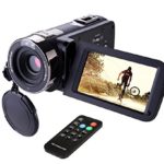 Camcorder, Hausbell 302S FHD Camcorder 1080p Digital Video Camera Remote Control Infrared Night Vision with 2 batteries and Touchscreen (Black)