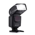 Powerextra Professional DF-400 Speedlite Camera Flash for Canon Nikon Pentax Samsung Fujifilm Olympus Panasonic Sigma Minolta Leica Ricoh DSLR Cameras and Digital Cameras with Single-Contact Hotshoe