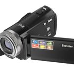 Camera Camcorders, Besteker Portable Digital Video Camcorder HD Max 16 Mega Pixels 1280*720P DV 2.7 Inches TFT LCD Screen 16X Zoom Camera Recorder (108-Black)