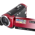 Camera Camcorders, Besteker Portable Digital Video Camcorder HD Max. 16.0 Megapixels 1280*720P DV 2.7 Inches TFT LCD Screen 16X Zoom Camera Recorder (107-Red)