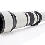 Opteka 650-1300mm (with 2x- 1300-2600mm) Telephoto Zoom Lens for Canon EOS 7D, 6D, 5D, 5Ds, 1Ds, 80D, 70D, 60D, 60Da, 50D, 40D, T6s, T6i, T6, T5i, T5, T4i, T3i, T3, T2i and SL1 Digital SLR Cameras