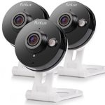 Funlux 720p HD WiFi Wireless Two-Way Audio Smart Home Security Camera System Indoor Night Vision Motion Detection 115 Degree Viewing Angle (3 Pack)