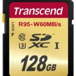 Transcend 128 GB High Speed 10 UHS-3 Flash Memory Card 95/60 MB/s (TS128GSDU3)