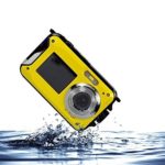 PowerLead Gapo PL-03 Double Screens Waterproof Digital Camera 2.7-Inch Front LCD Easy Self Shot Camera