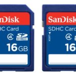 SanDisk 16GB Class 4 SDHC Memory Card, 2 Pack (2x16GB), Frustration-Free Packaging- SDSDB2-016G-AFFP (Label May Change)