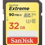 SanDisk Extreme 32GB 90 Mb/s SDHC UHS-I Card (SDSDXVE-032G-GNCIN) [Newest Version]