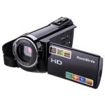 Camcorders, RockBirds HDV-5052STR Digital Video Camera HDMI 1920x1080p Portable FHD WIFI Camera, Night Vision 30FTPS Video Camcorder with Touchscreen, 16X Digital Zoom(Black)