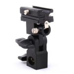 Generic Flash Bracket Swivel Umbrella Holder Studio Tilting Bracket for Nikon Canon E430 E580 SB600 SB800 SB900 Bracket B