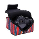 DSLR Camera Sleeve Case with DuraNeoprene Technology , Accessory Storage and Strap Openings by USA Gear – Works With Nikon D3300 / D3400 , Canon EOS Rebel T6 / T5 , Sony SLT-A68 and More – Southwest