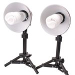 Fovitec StudioPRO – 2x Product Photography Fluorescent Lamp Lighting Kit – [2x][CFL][Lamps and Bulbs Included]