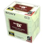 Sony DVM63 HD DVC Mini Tape – 5 Pack