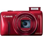 Canon PowerShot SX600 HS 16MP Digital Camera – Wi-Fi Enabled (Red)