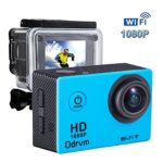WIFI Underwater Camera HD 1080P 12mp Sports Action Cameras Waterproof Camera Diving 30M Water Camera With 2.0-Inch LCD for Motorcycle ,Bike,helmets,Kids,Drone, Hunting,And Water Sports