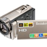 Video Camcorder, Besteker FHD 1080P IR Night Vision 20.0 MP with WIFI Digital DV Camcorders and 3.0 Rotation Screen