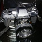 Minolta X-370 Film Camera With A Standard 50mm f/1.7 Lens