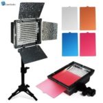 LimoStudio LED 160 Photographic Lighting Kit, Photo Studio Barndoor Light, Continuous Video Light, AGG1273