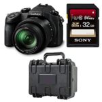 Panasonic LUMIX DMC-FZ1000 Camera, 21.1 MP, 1-inch Sensor, 4K Video, Leica Lens 16X F2.8-4.0 Zoom Bundle