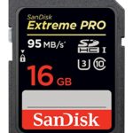 SanDisk Extreme PRO 16GB up to 95MB/s UHS-I/U3 SDHC Flash Memory Card – SDSDXPA-016G-AFFP