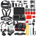 SmilePowo 42-in-1 Accessory Kit for GoPro Hero5 Black, Hero5 Session, Hero 4 Silver Black, Hero Session, Accessory Bundle Set for GoPro Hero3+ 3 2 1, SJ Cam Xiaomi