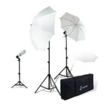 Julius Studio Photography Studio Video Portrait Umbrella Continuous Bulb Triple Lighting Kit JSAG1