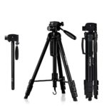 InnerTeck Tripod – 70 Inches Professional Camera Tripod Monopod with Carry Bag for SLR DSLR Canon Nikon Sony DV Video – Travel Portable Tripod