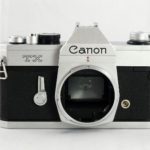 Canon TX SLR manual focus film camera body; no lens