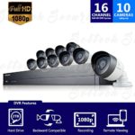 Samsung – SDH-C75100 16 Channel 1080p HD 2TB Security System with 10 Cameras