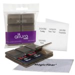 (2 Pack) Altura Photo Memory Card Case – 12 Slot SD/SDHC + MagicFiber Microfiber Cloth