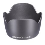 Neewer Lens Hood for Canon EF 75-300mm f/4.0-5.6 USM, II, II USM, III, III USM Lenses, Canon EF 55-250MM f/4-5.6 USM Lens, Replacement for ET-60 II