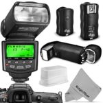 Altura Photo Professional Flash Kit for Canon DSLR with E-TTL Flash AP-C1001, Wireless Flash Trigger Set and Accessories