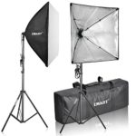 Emart 900W Professional Photography 24×24 Inches Softbox Continuous Lighting Studio Portrait Kit