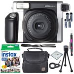 Fujifilm Instax Wide 300 Instant Film Camera + instax Wide Instant Film, 20 Exposures + Extra Accessories