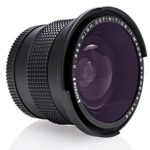 Opteka .35x HD Super Wide Angle Panoramic Macro Fisheye Lens for Canon EOS 80D, 70D, 60D, 60Da, 50D, 1Ds, 7D, 6D, 5D, 5DS, Rebel T6s, T6i, T6, T5i, T5, T4i, T3i, T3, T2i and SL1 Digital SLR Cameras