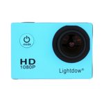 Lightdow LD4000 1080P HD Sports Action Camera Bundle with DSP:NT96650 Chip, 1.5-Inch LPS-TFT LCD, 170° Wide Angle Lens and Bonus Battery (Blue)