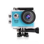 Yuntab Action Camera Sport DV 1080P Mini 30-Meter Waterproof 2 inch TFT LCD HD 5MP Helmet Camera Cam Extreme Action Camcorder With Battery, Charger and Accessories (Blue)