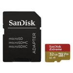 SanDisk Extreme 32GB microSDHC UHS-I Card – SDSQXAF-032G-GN6MA [Newest Version]