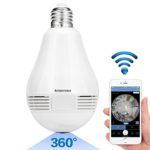 Antaivision G-201L Fisheye Lens 360°Wireless Panoramic HD IP Camera?LED Bulb Home Security System With Real Time Monitoring And Intercom?White