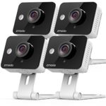 Zmodo 720p HD WiFi Wireless Home Security Camera System Two Way Audio Night Vision Motion Alerts 115 Degree Viewing Angle (4 Pack)