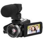 Camera Camcorders, LAKASARA Full HD 1080P 24MP IR Night Vision Video Camera Recorder with 16X Digital Zoom 3 Inch LCD Touchscreen and External Microphone Video Camcorder