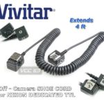 Vivitar FCNIK Flash Cord for Nikon Digital Cameras (Black)