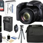 Canon PowerShot SX530 HS 16MP Super 50x Optical Zoom IS 1080p HD Video CMOS Digital Camera + Case + Spare Battery and Charger + Tripod + Hand Grip + 64GB Advanced Accessories Bundle