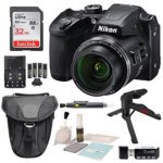 Nikon COOLPIX B500 Digital Camera along with 32GB SDHC Memory Card and Deluxe Accessory Bundle with Cleaning Kit