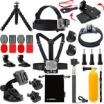 Luxebell Accessories Kit for AKASO EK5000 EK7000 4K WIFI Action Camera Gopro Hero 5/Session 5/Hero 4/3+/3/2/1 (14 Items)