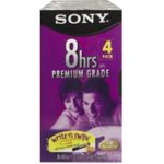Sony 4T160VF 160-Minute VHS 4-Brick